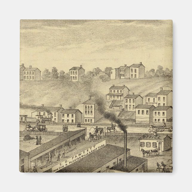 Soho Saw and Planing Mills and Barge Yards Magnet (Framsidan)