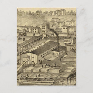 Soho Saw and Planing Mills and Barge Yards Vykort