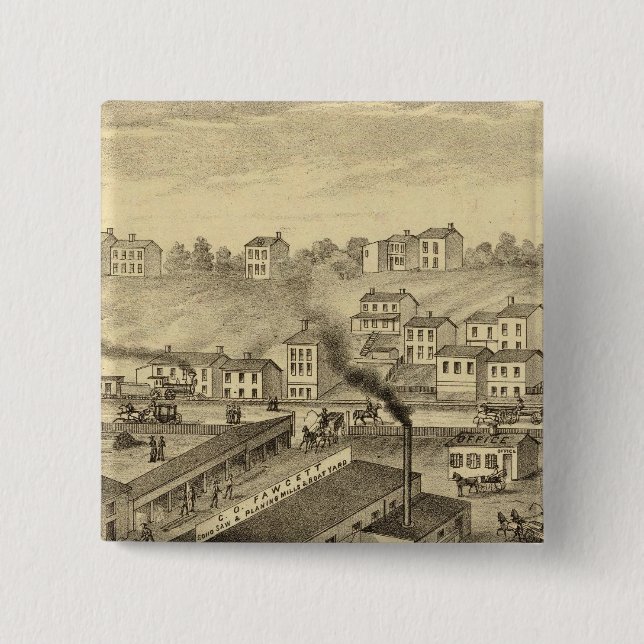 Soho Saw och Planning Mills and Barge Yards Knapp (Framsida)