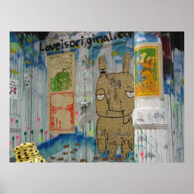 Soho Street Art Poster (Framsidan)