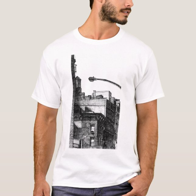 Soho teckning tee shirt (Framsida)
