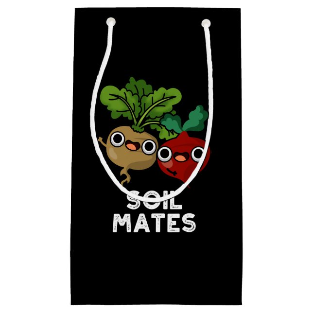 Soil Mates Funny Beet Root Pun Mörk BG (Framsidan)
