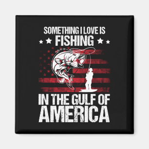 Soing I Kärlek fiskar i Bukt i USA Magnet