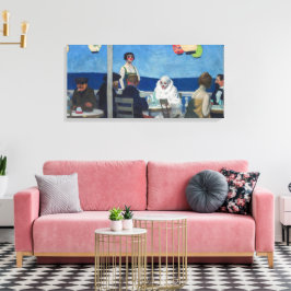 Soir Bleu | Edward Hopper | Canvastryck