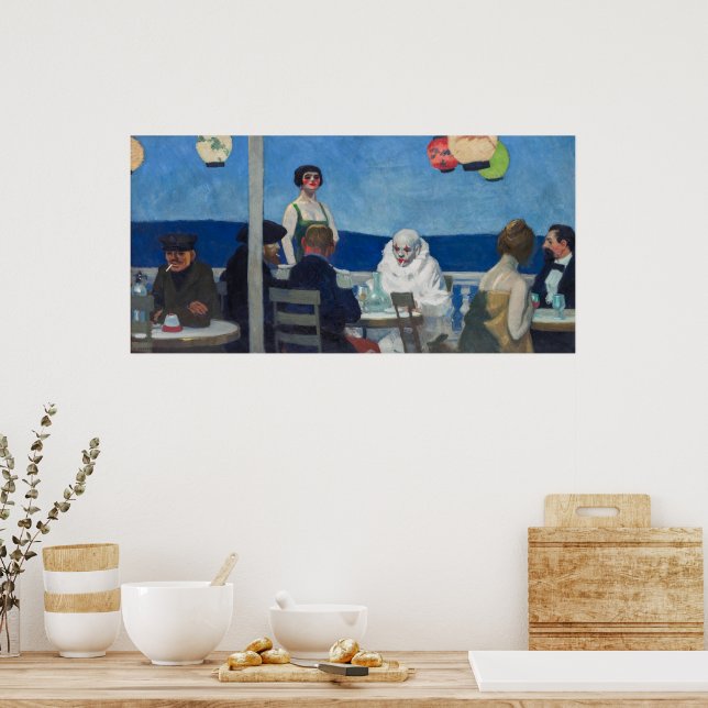 Soir Bleu | Edward Hopper | Poster (Kök)