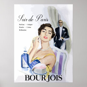 Soir de Paris (kvällstid i Paris) Poster