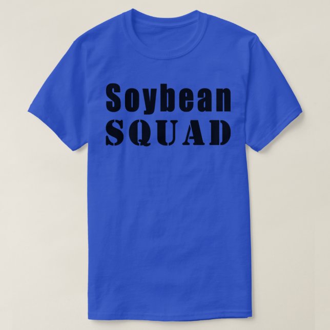 Sojabönstorget Farmer Funny Soybeans T Shirt (Design framsida)