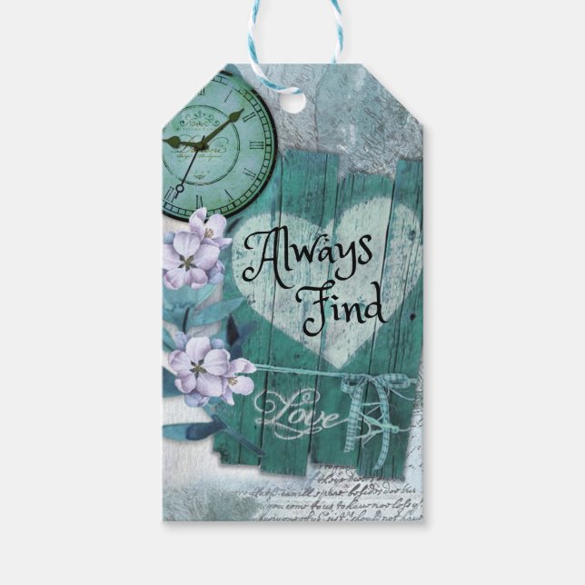 Sök alltid efter Kärlek Presentetikett (Framsidan)