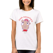 "Sök äventyr" Dam-T-Shirt