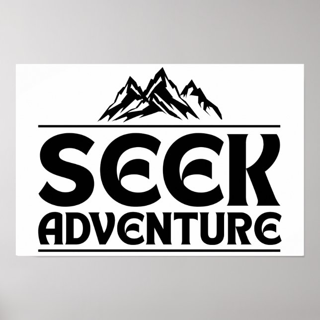 SÖK ÄVENTYR POSTER (Framsidan)