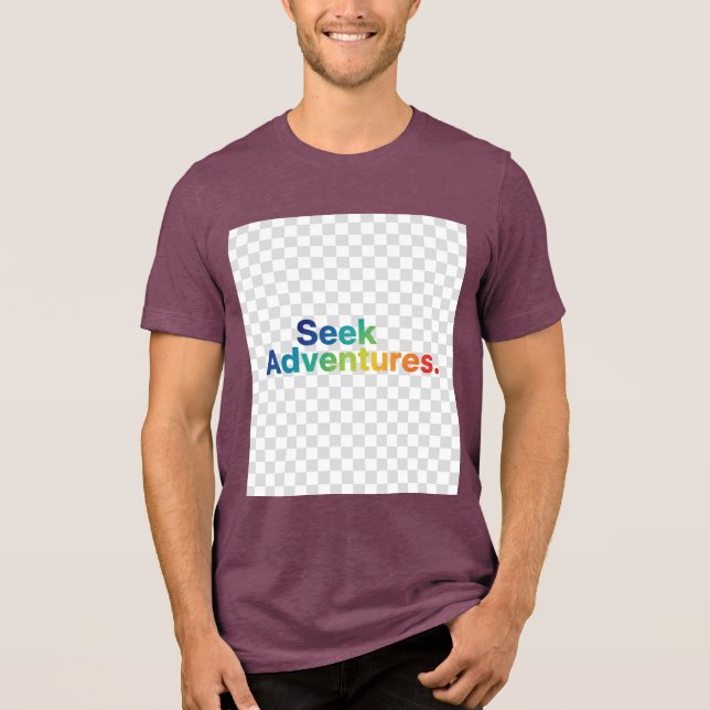 Sök Äventyr – Utforska bortom T-shirt (Framsida)