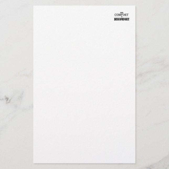 Sök bekvämlighet i obehag (Framsida)