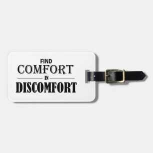 Sök bekvämlighet i obehag bagagebricka