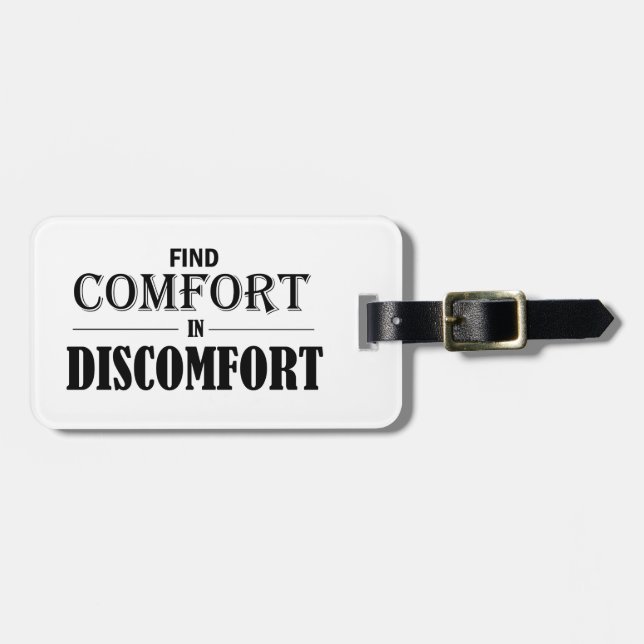 Sök bekvämlighet i obehag bagagebricka (Horisontell Framsida)