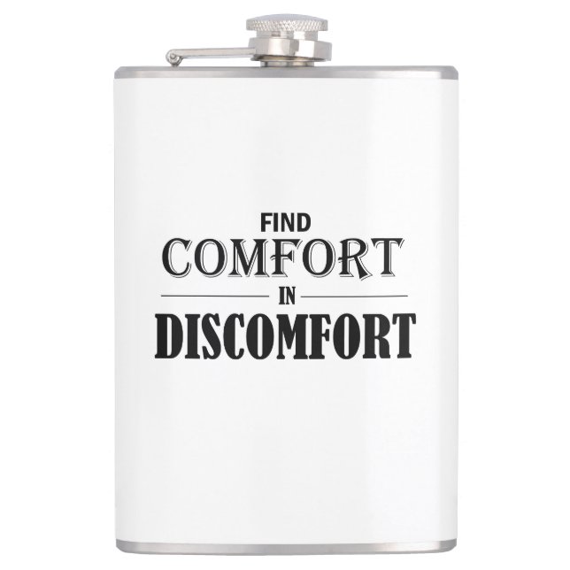 Sök bekvämlighet i obehag fickplunta (Framsidan)