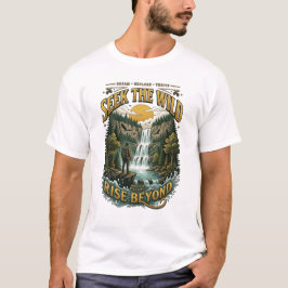 Sök den vilda naturen män T-shirt
