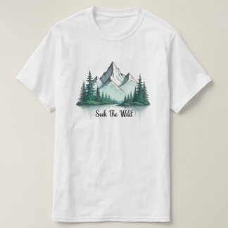 Sök det vilda" Berglandskaps T-Shirt |