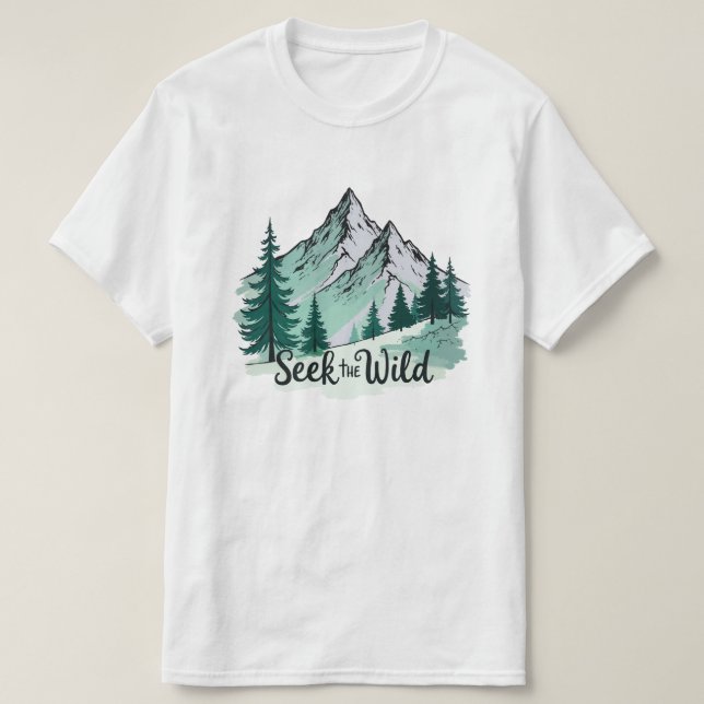 Sök det vilda" Vintage T-Shirt | (Design framsida)
