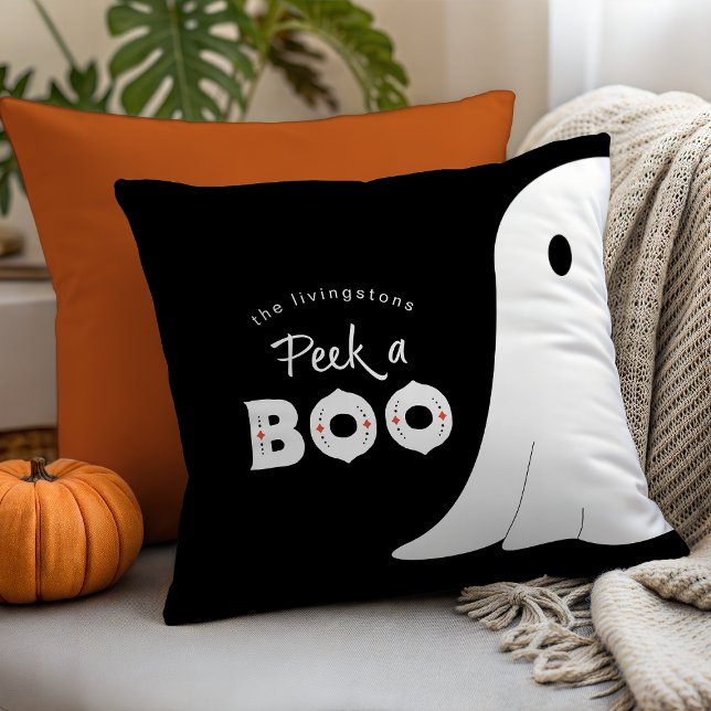 Sök efter en Boo Personlig Ghost Halloween Kudde (Skapare uppladdad)