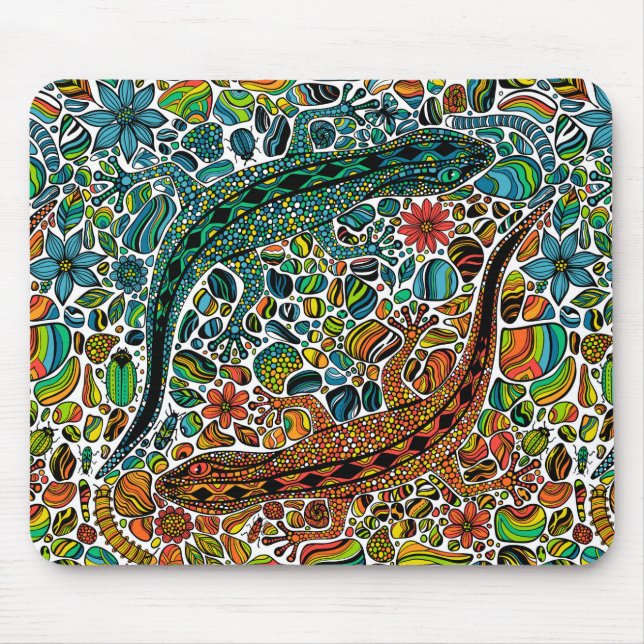 Sök efter geckos musmatta (Framsidan)