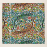 Sök efter geckos sjal<br><div class="desc">Hand plockade,  gecko,  drakfluga,  blommor och småstarna i Dodle stil. Inslag för design.</div>