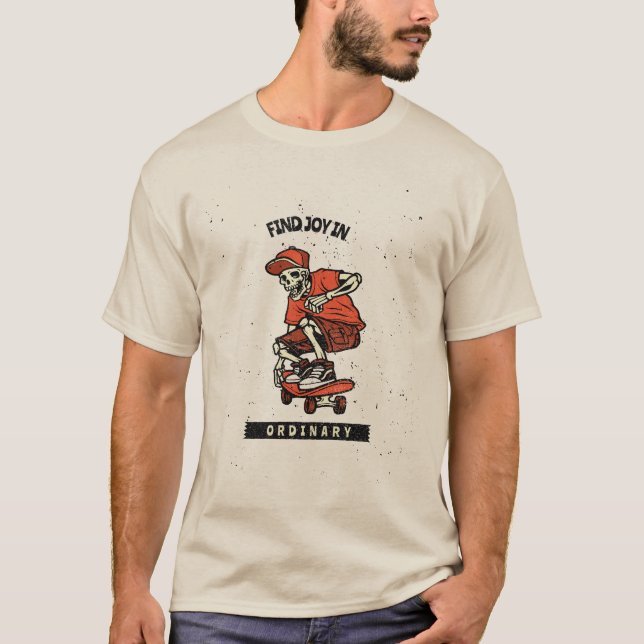 Sök efter gemener i vanlig typografi t shirt (Framsida)