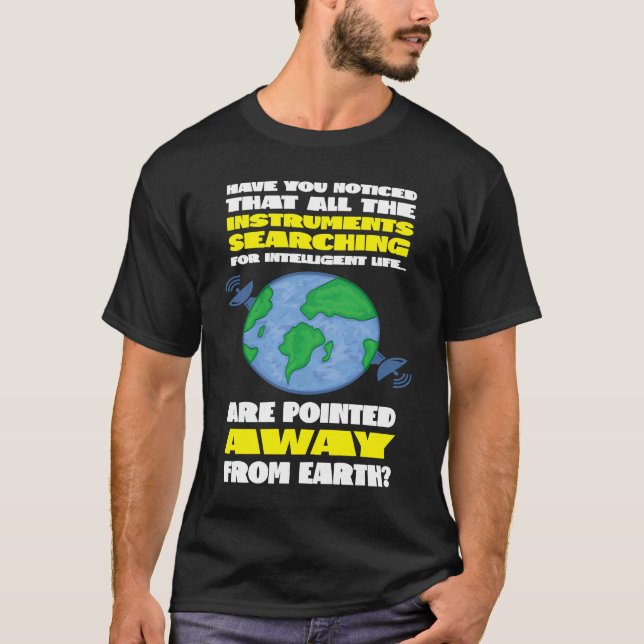 Sök efter Intelligent Life Science Astronomy Stu T Shirt (Framsida)