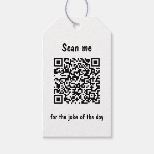 Sök efter Joke-koden för Dag QR Presentetikett