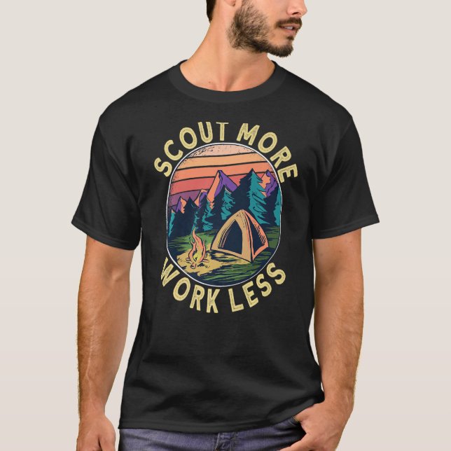 Sök efter mer Arbeta utan kurser och scout-ledare T Shirt (Framsida)