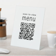 Sök efter på menyn QR Restaurant Modern