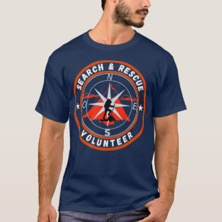 Sök efter Rädding Volunteer Compass Mountain T Shirt