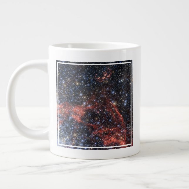 Sök efter stellar Survivor of Supernova Explosion Jumbo Mugg (Vänster)