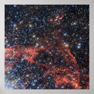 Sök efter stellar Survivor of Supernova Explosion Poster