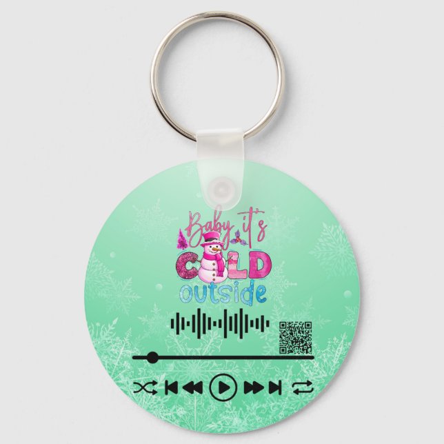 Sök efter video, kall utanför nyckelring (Framsida)