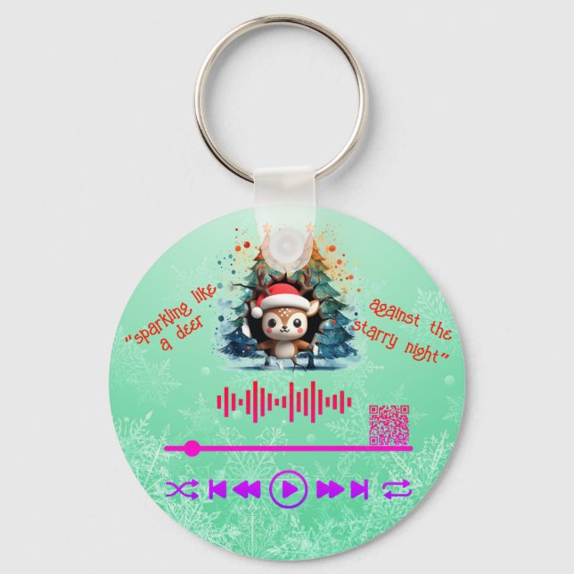 Sök efter video, "Red Nose" Nyckelring (Baksida)