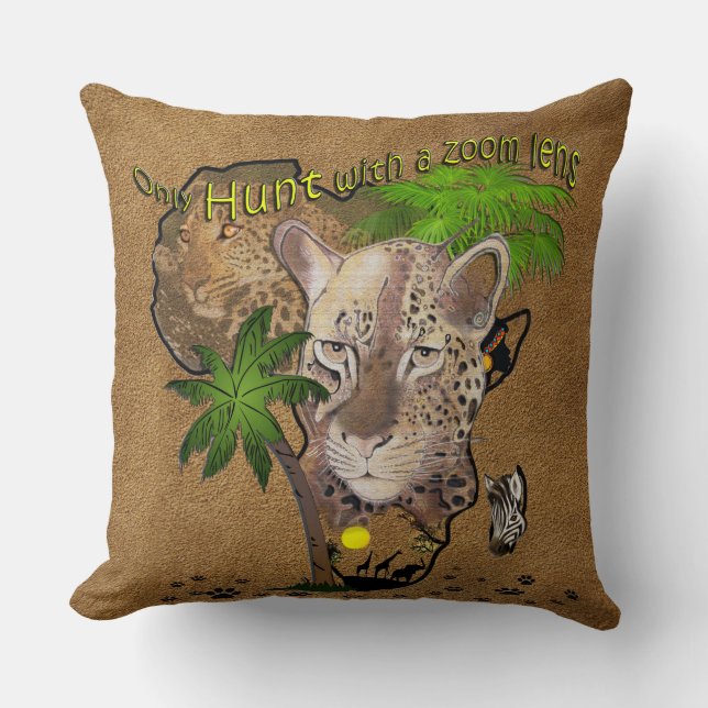 Sök endast med ett zoomobjektiv kudde (Framsida)