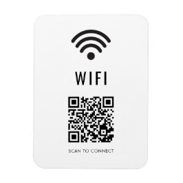 Sök för att ansluta WiFi Magnet med QR-koddesign