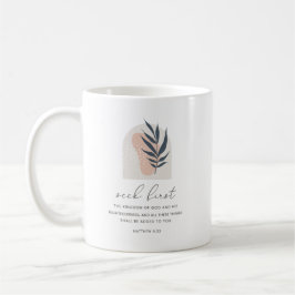 Sök först Matteus 6:33 Kaffemugg
