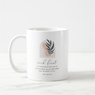 Sök först Matteus 6:33 Kaffemugg