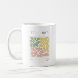 Sök först Matteus 6:33 Kaffemugg