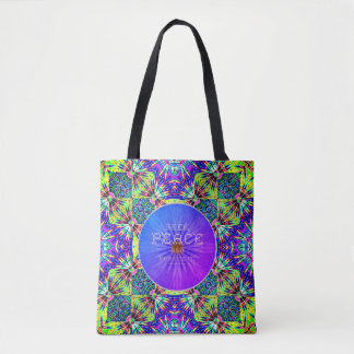Sök fred sommar tote bag tygkasse