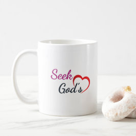 Sök Guds hjärta  Kaffemugg