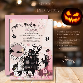 Sök i en Boo Baby Shower-inbjudan, Whimsical Ghost Inbjudningar