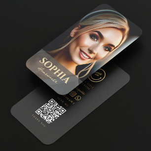 Sök igenom media för personlig märkning QR-kod Soc Visitkort