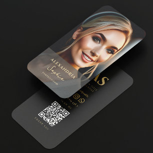Sök igenom media för personlig märkning QR-kod Soc Visitkort