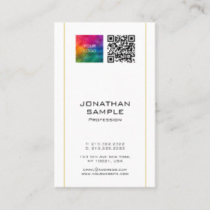 Sök igenom QR-kodmallen Överför Logotypen till Visitkort