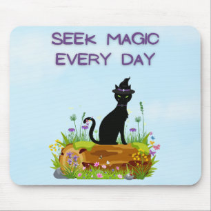 Sök magi varje dag på Cat Mousepad Musmatta