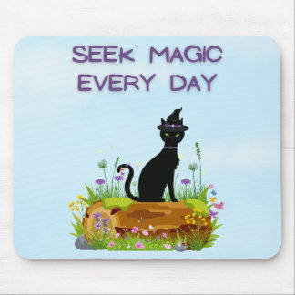 Sök magi varje dag på Cat Mousepad Musmatta