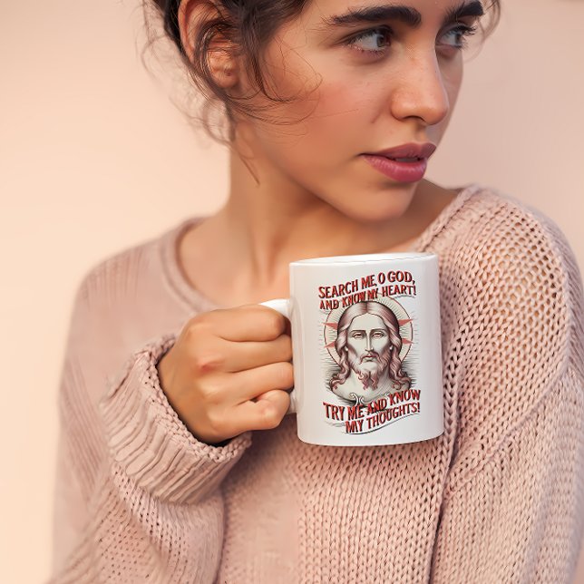 Sök mig O Gud Kaffemugg (Skapare uppladdad)