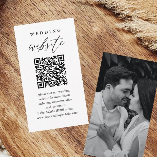 Sök mig QR-kod Bröllop webbplats Tilläggskort (Skapare uppladdad)
